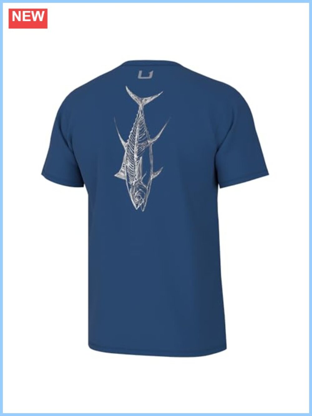 Men's Fishing Graphic Tee UPF 50+ Quick-Dry Short Sleeve Cotton Polyester
